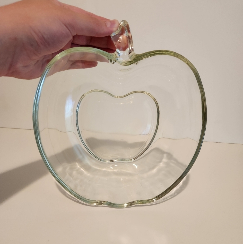 Vintage Hazel Atlas Glass Apple dish - Picture 6 of 14